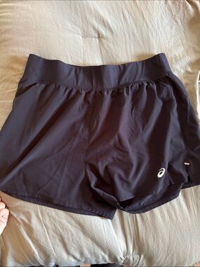 ASICS Women's Black Athletic Running Shorts